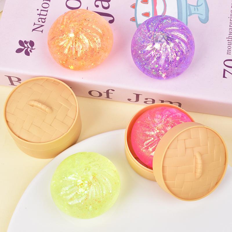 Kids Toys Dumplings - Giocattolo antistress sensoriale a forma di