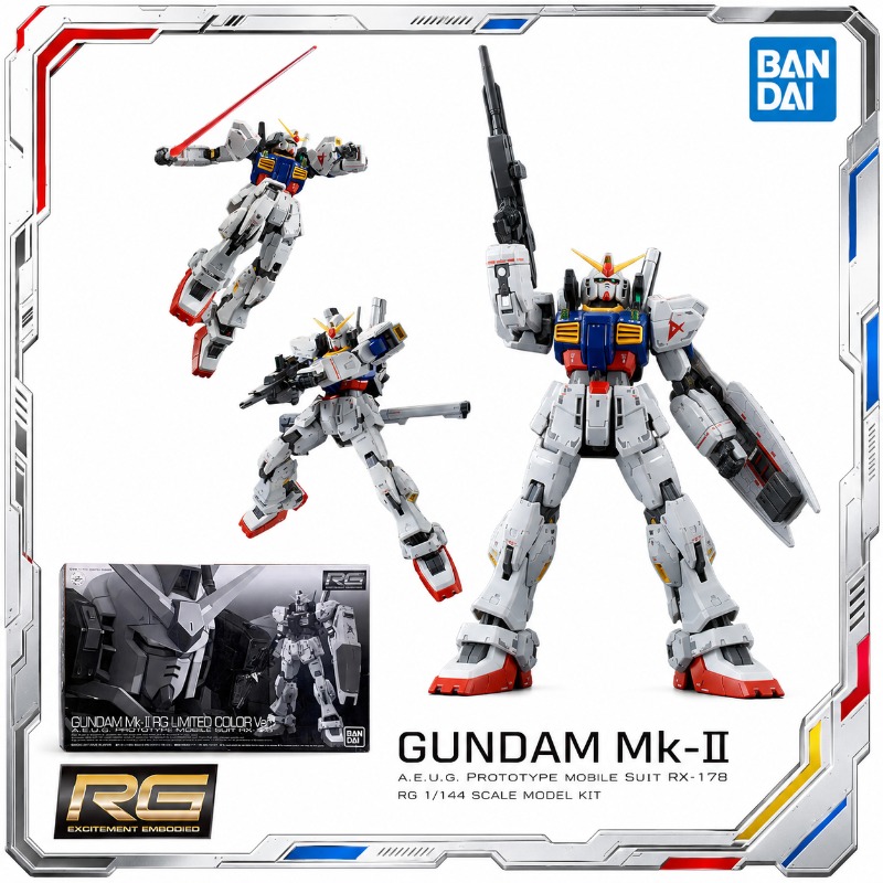 Bandai Model Gundam Rg - Bandai Original RG 1/144 RX178 Gundam