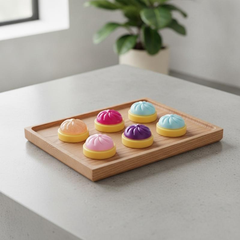 Kids Toys Dumplings - 1/4 Pezzi Pallina Antistress a Lenta