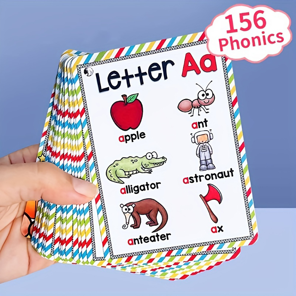 Educational Flash Card - Bview Art English 26 lettere Alfabeto