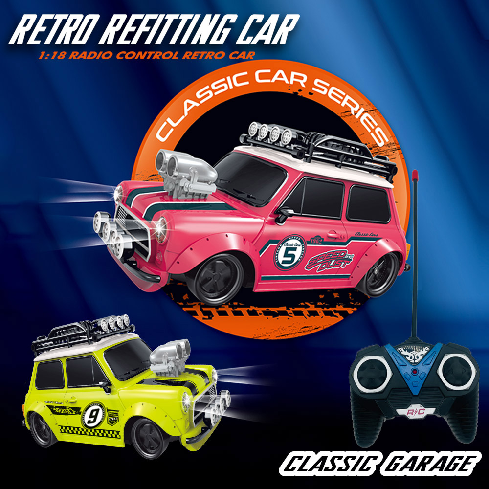 Kids' Toys Channel - Auto RC 1:18 Retrò Modificata, 4