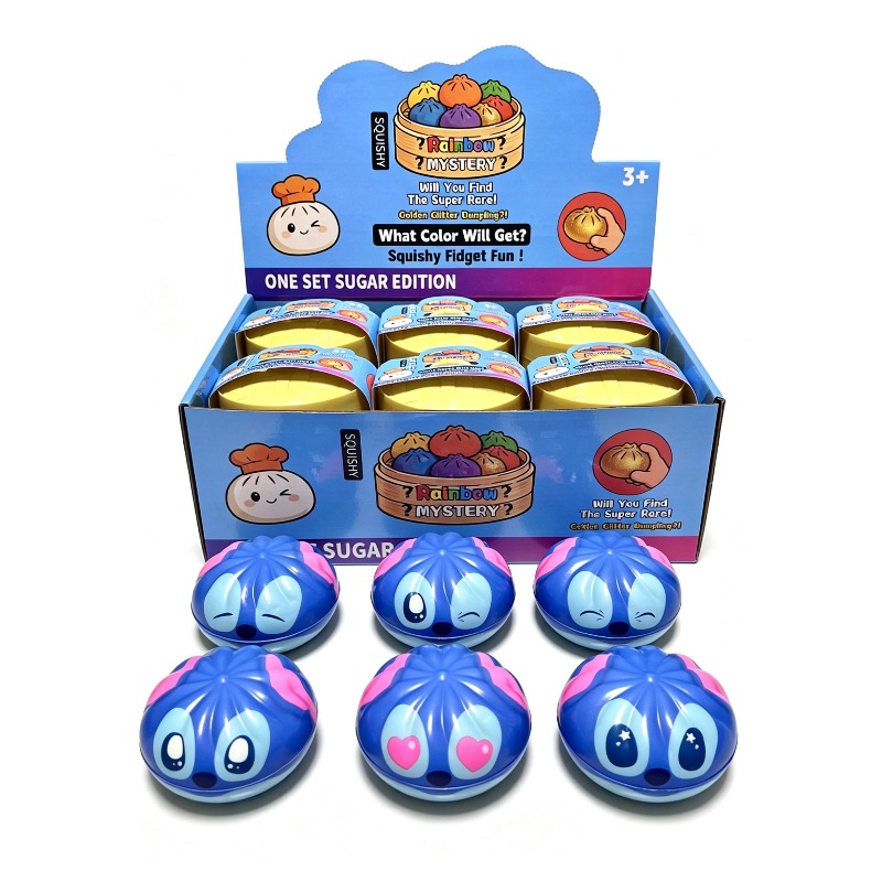 Kids Toys Dumplings - Giocattolo a Sorpresa Multi-Espressione Stitch Dumpling,