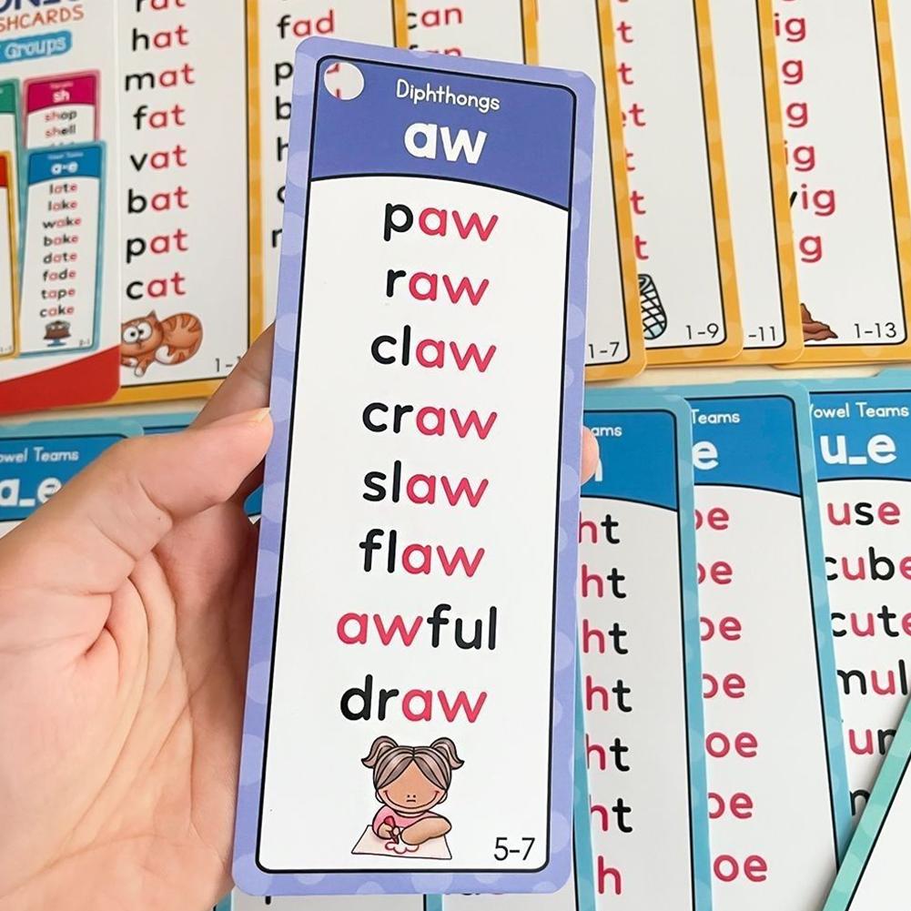 Educational Flash Card - 117 Gruppi di Flashcard Fonetici per