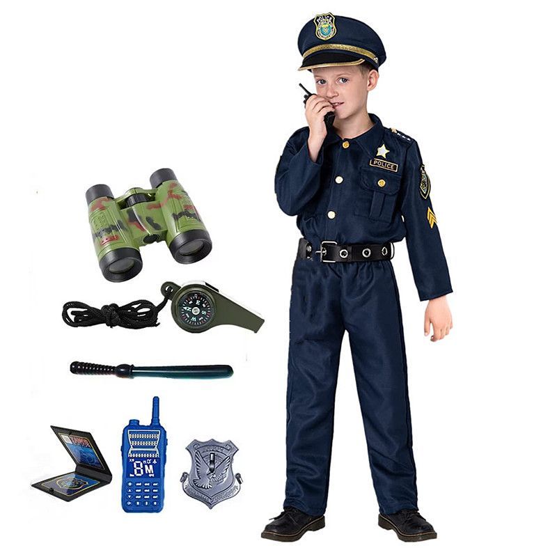 Kids Toys Set - Costume da ufficiale di polizia per