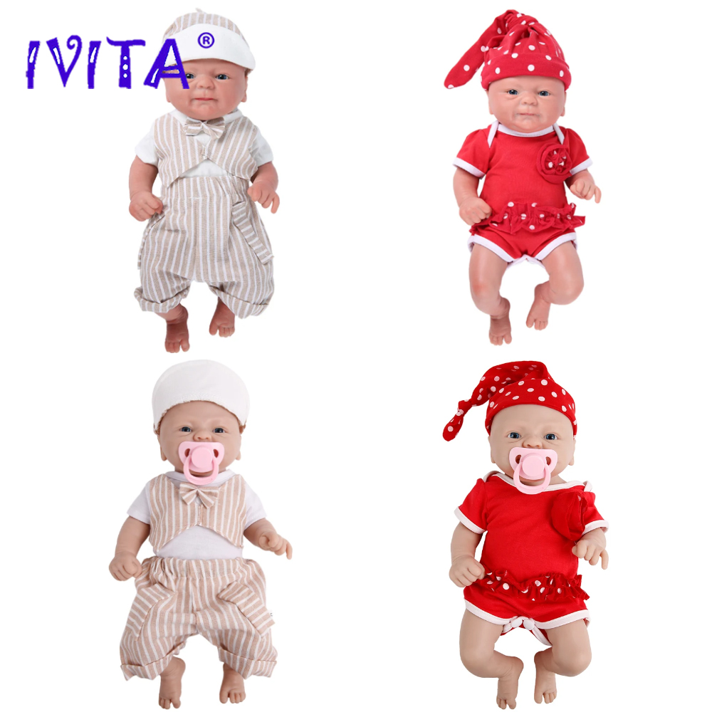 Kids Toys Deals - IVITA Bambola Reborn 100% in Silicone,