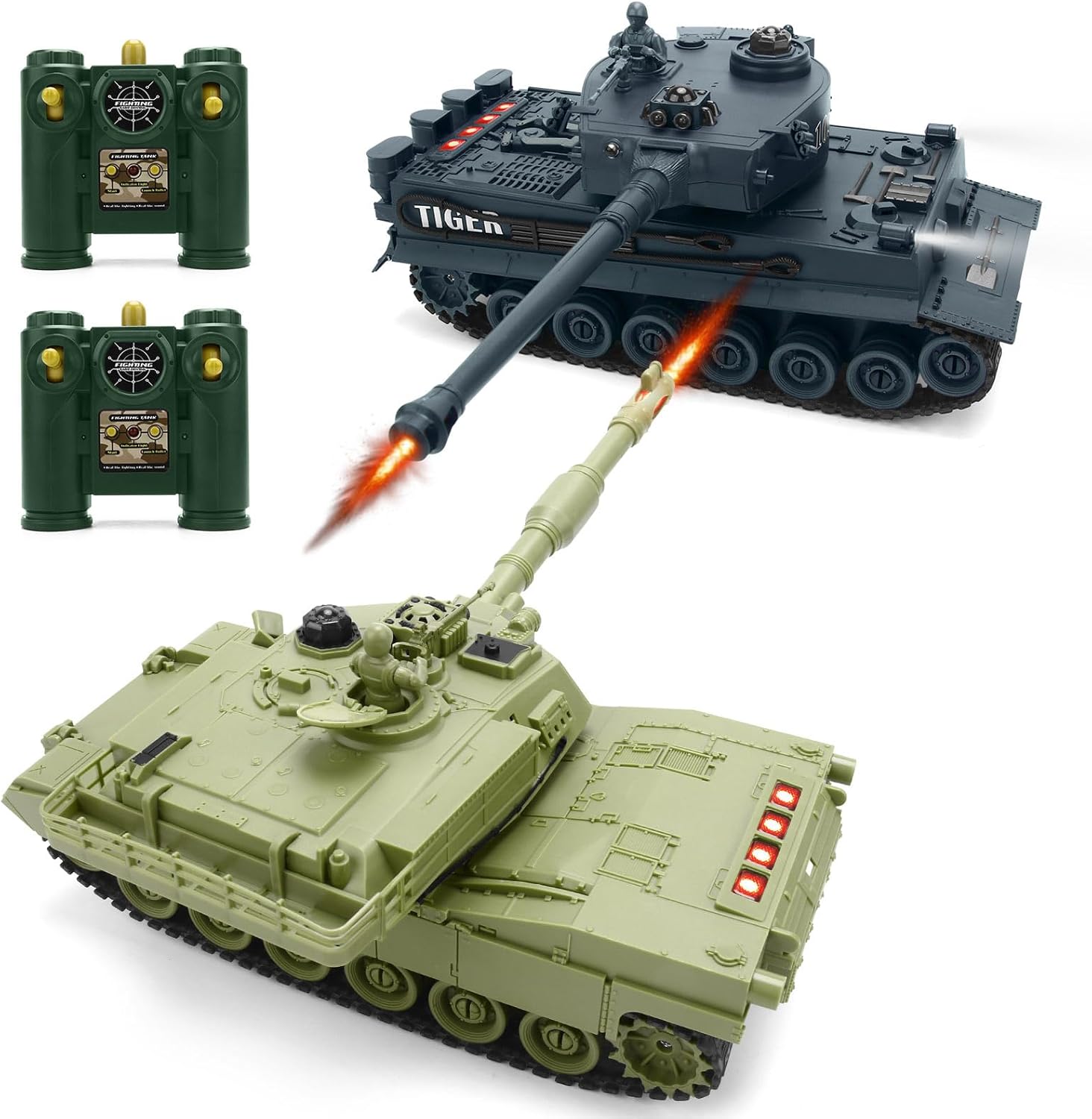 Kids' Toys Channel - Set di carri armati telecomandati in