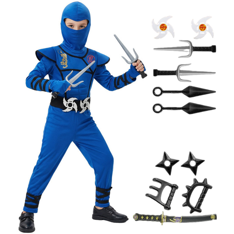Costume da ninja nero e blu pe - Kids Toys Set recensione e prezzo