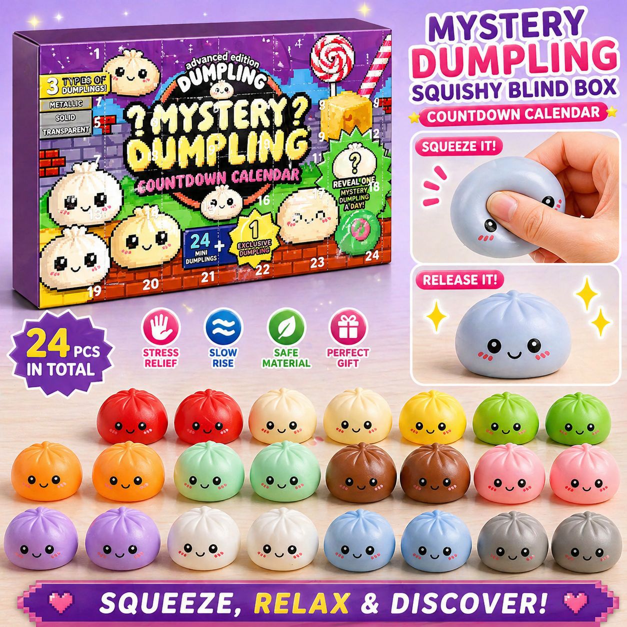Calendario dell'Avvento Sorpre - Kids Toys Dumplings recensione e prezzo