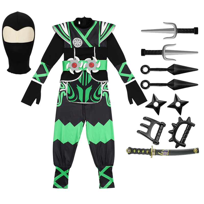 Costume da Ninja Verde per Bam - Kids Toys Set recensione e prezzo